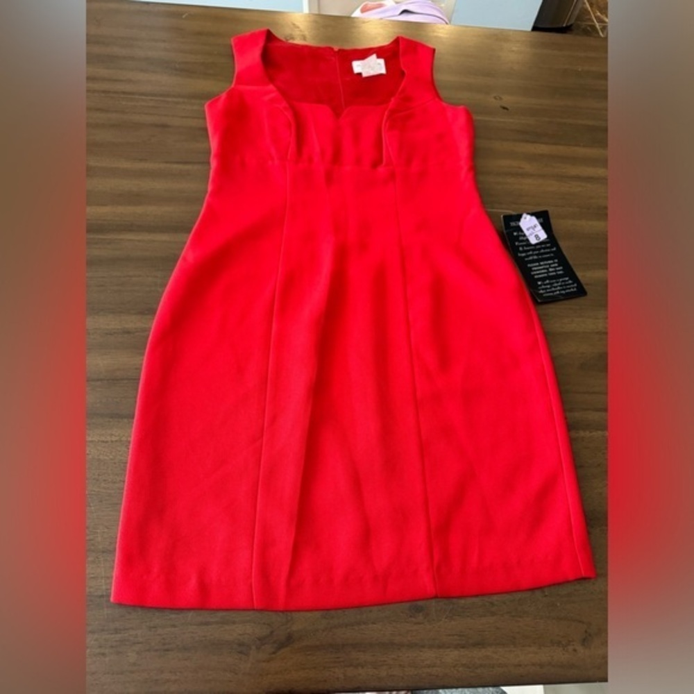 Hugo Buscati Collection Red Dress Size 8 NWT